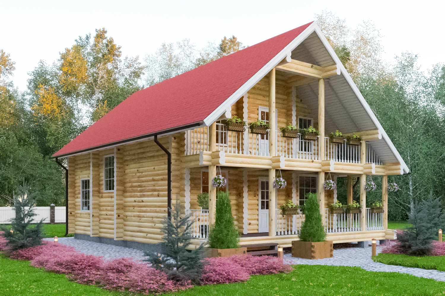 Дом из бревна VZ-101